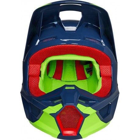 FOX Casco Moto V1 Venz Ece Azul/Rojo/Verde-Rideshop