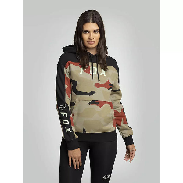 FOX Poleron Lifestyle Mujer BNKR Camo Verde - Rideshop