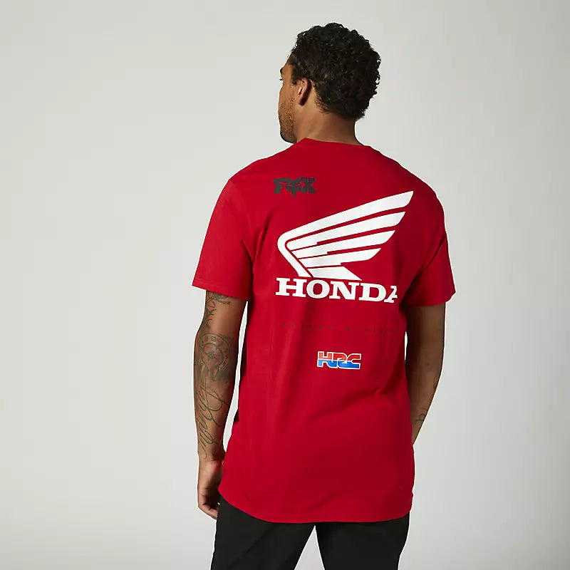 FOX Polera Lifestyle Premium Honda Wing Rojo - Rideshop