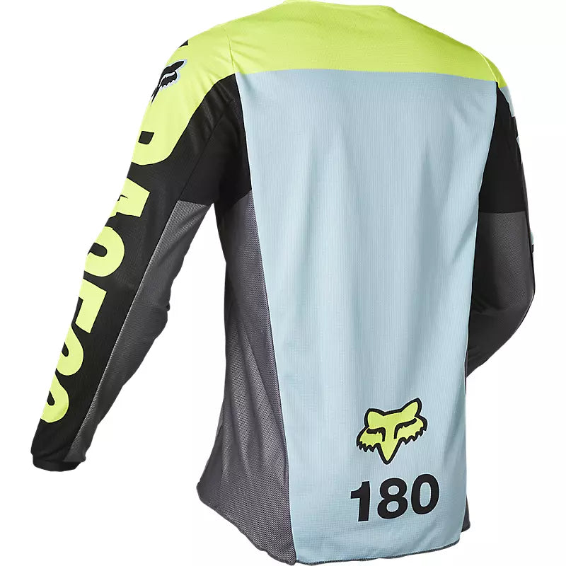 FOX Polera Moto 180 Trice Gris/Amarillo - Rideshop