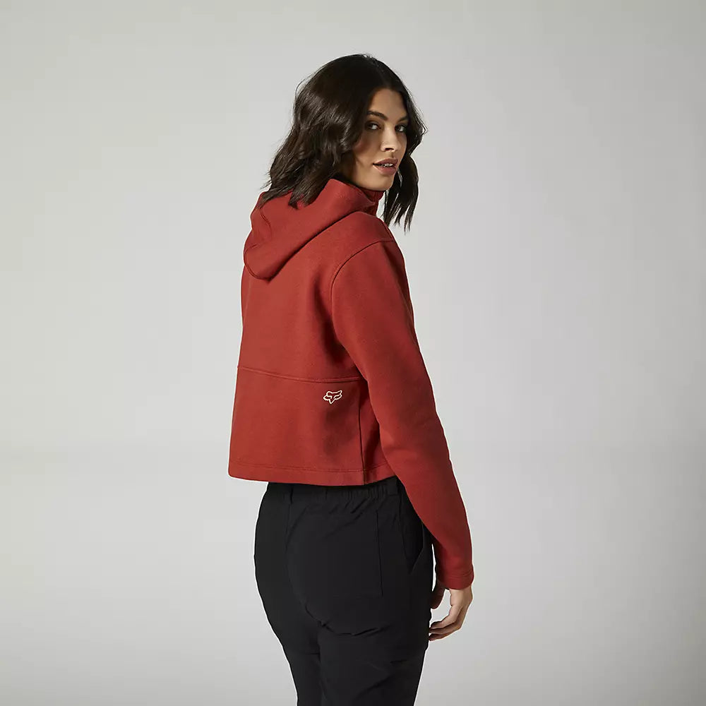 FOX Poleron Lifestyle Mujer Calibrated DWR Rojo - Rideshop
