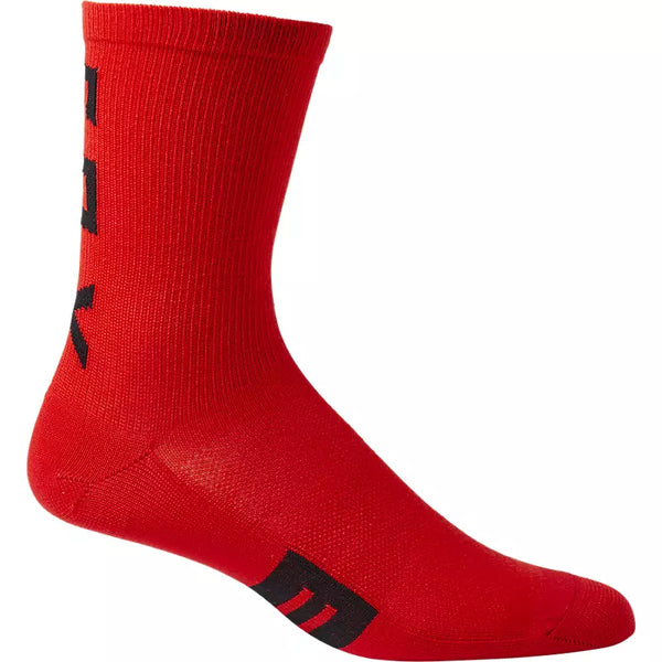 FOX Calcetines Bicicleta Flexair 6" Merino Rojo-Rideshop