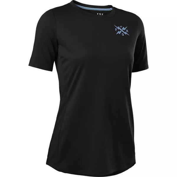 FOX Polera Bicicleta Mujer Ranger Calibrated Drirelease® Negro - Rideshop