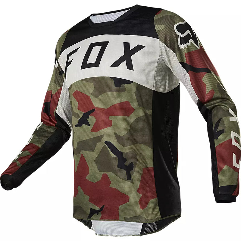 FOX Polera Moto 180 BKNR Camo Verde - Rideshop