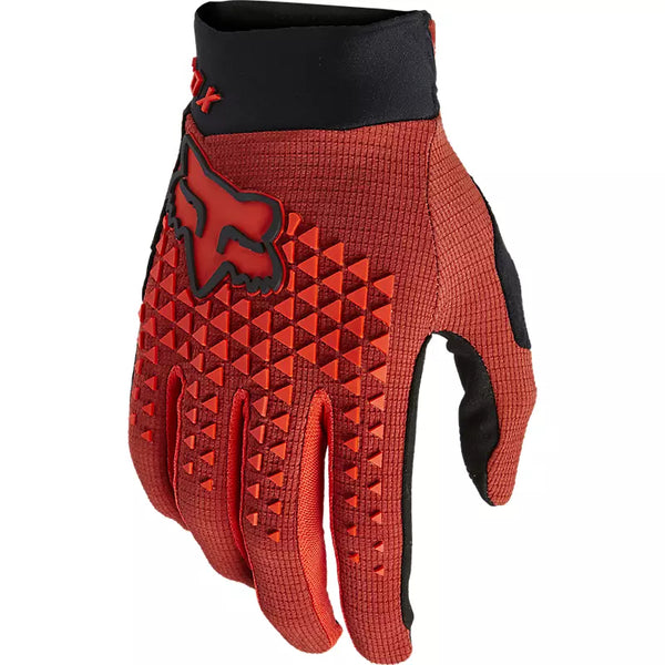 FOX Guantes Bicicleta Niño Defend Rojo - Rideshop