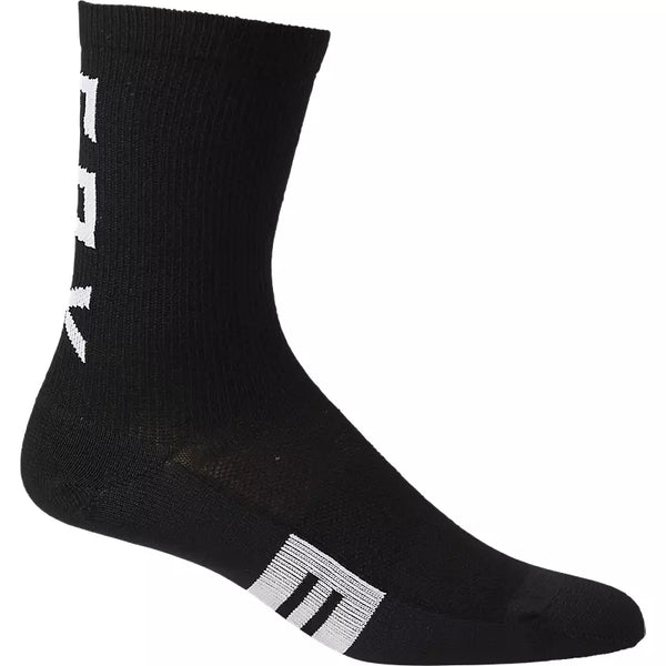 FOX Calcetines Bicicleta Mujer Flexair 6" Merino Negro-Rideshop