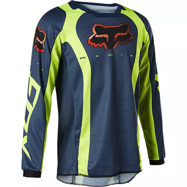 FOX Polera Moto Niño 180 Venz Azul - Rideshop