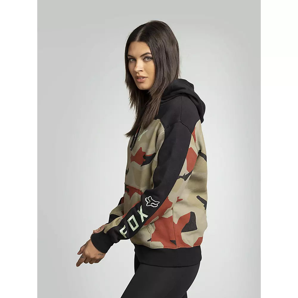 FOX Poleron Lifestyle Mujer BNKR Camo Verde - Rideshop