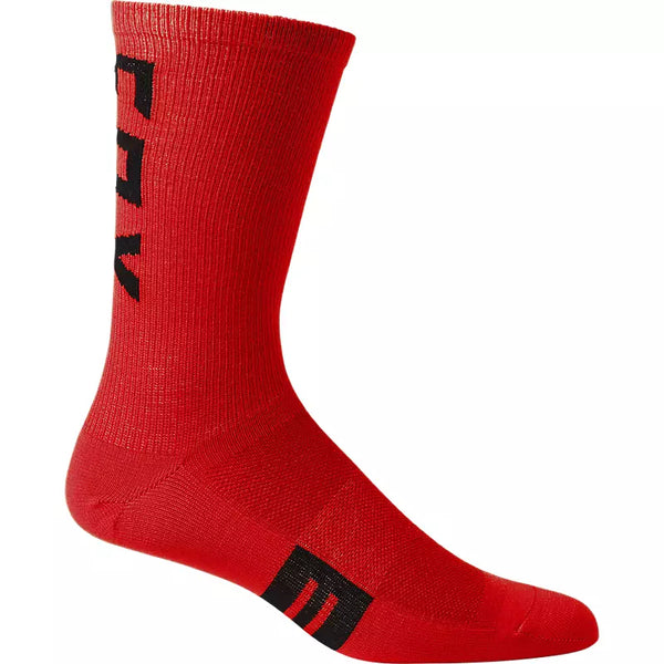 FOX Calcetines Bicicleta Flexair 8" Merino Rojo-Rideshop