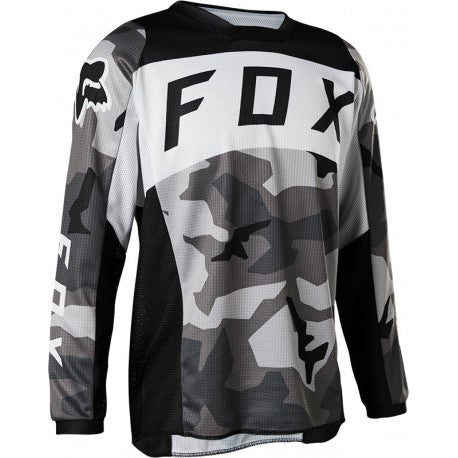 FOX Polera Moto Niño 180 BKNR Camo Negro - Rideshop