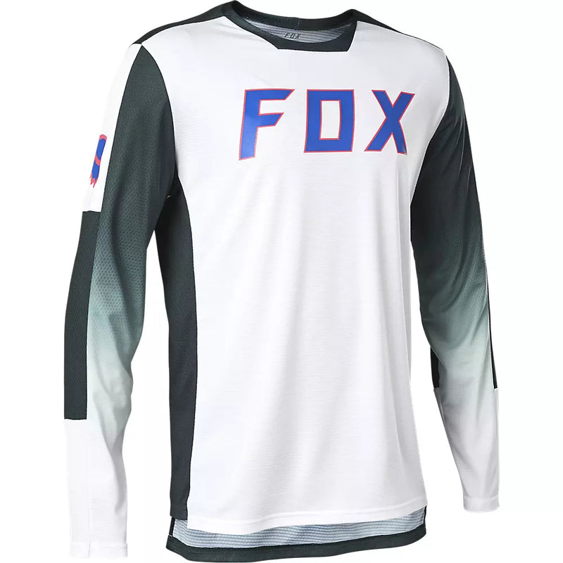 FOX Polera Bicicleta Defend Race Spec Blanco - Rideshop