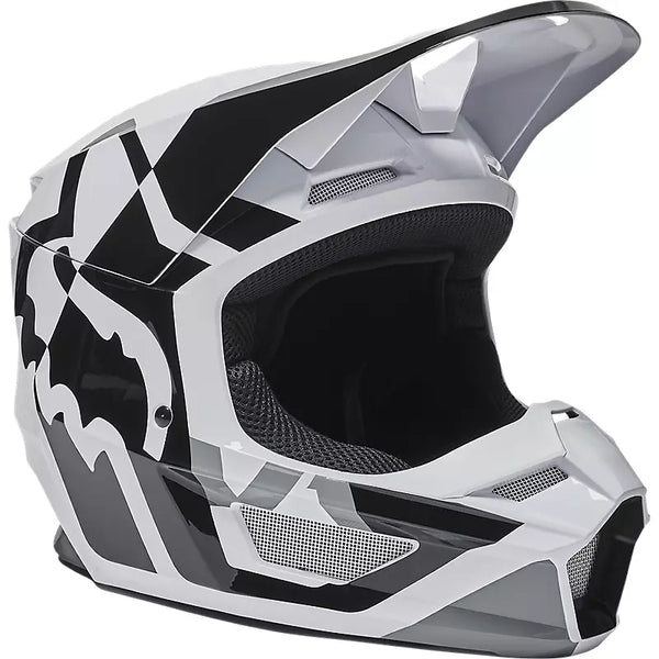 FOX Casco Moto Niño V1 Lux Blanco - Rideshop