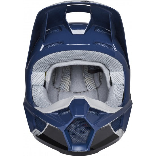 FOX Casco Moto V1 Karrera Azul/Gris - Rideshop