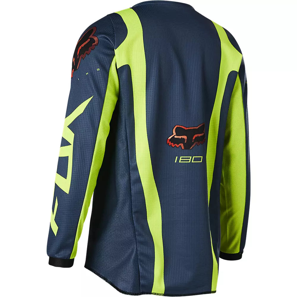 FOX Polera Moto Niño 180 Venz Azul - Rideshop