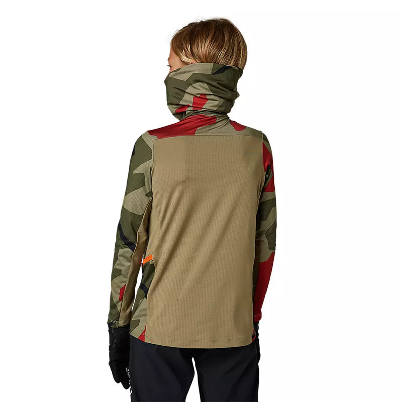 FOX Polera Moto Niño Ranger Drive Camo Verde - Rideshop