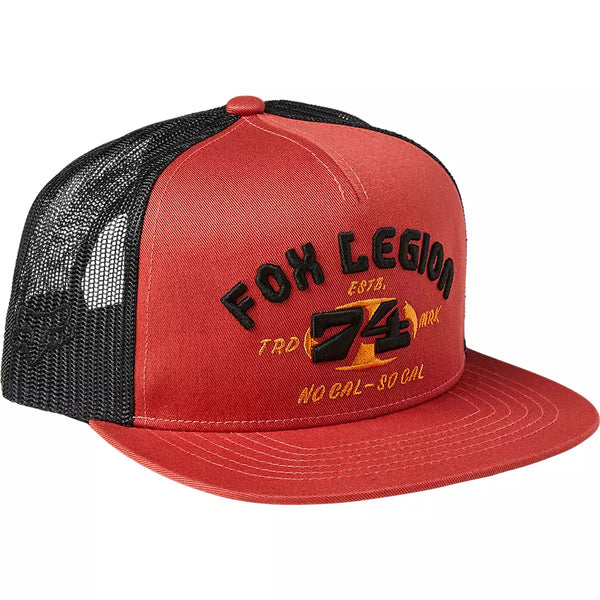 FOX Gorro Jockey Lifestyle At Bay Snapback Rojo - Rideshop