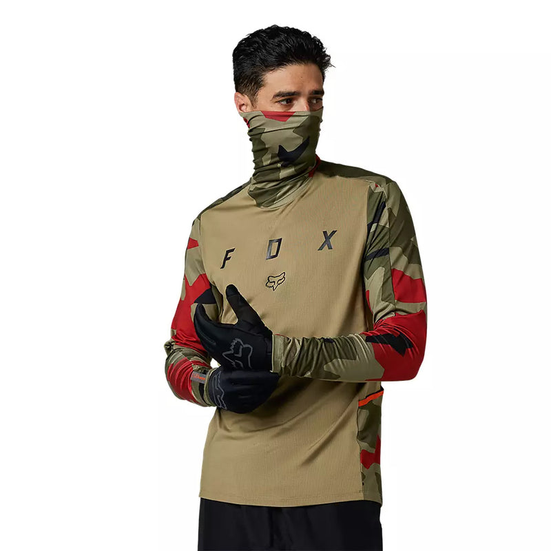 FOX Polera Moto Ranger Drive Camo Verde - Rideshop