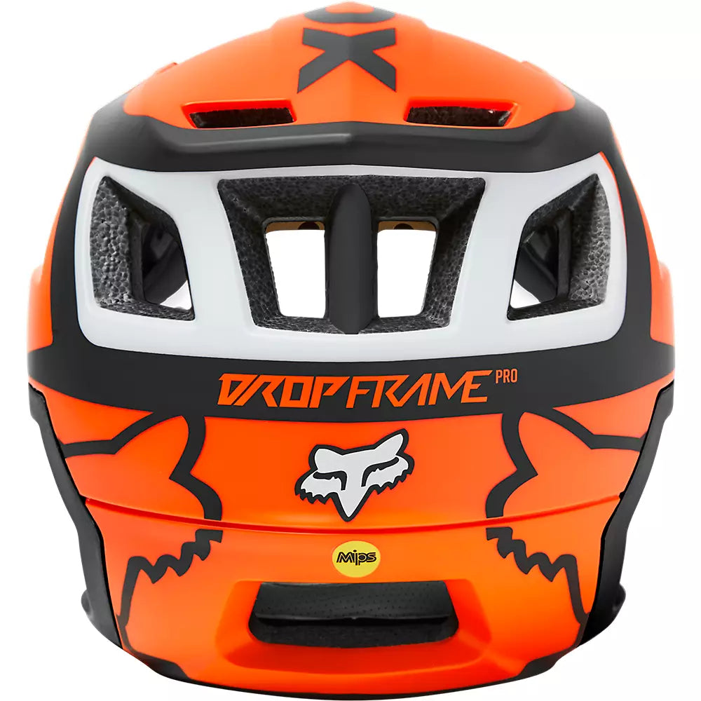FOX Casco Bicicleta Dropframe Pro Dvide Naranjo - Rideshop