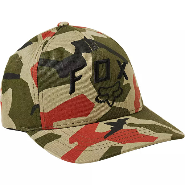 FOX Gorro Jockey Lifestyle Bnkr Flexfit Camo Verde - Rideshop