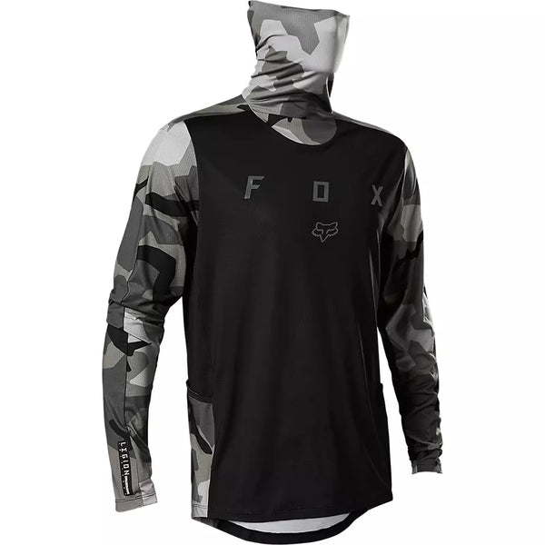 FOX Polera Moto Ranger Drive Camo Negro - Rideshop