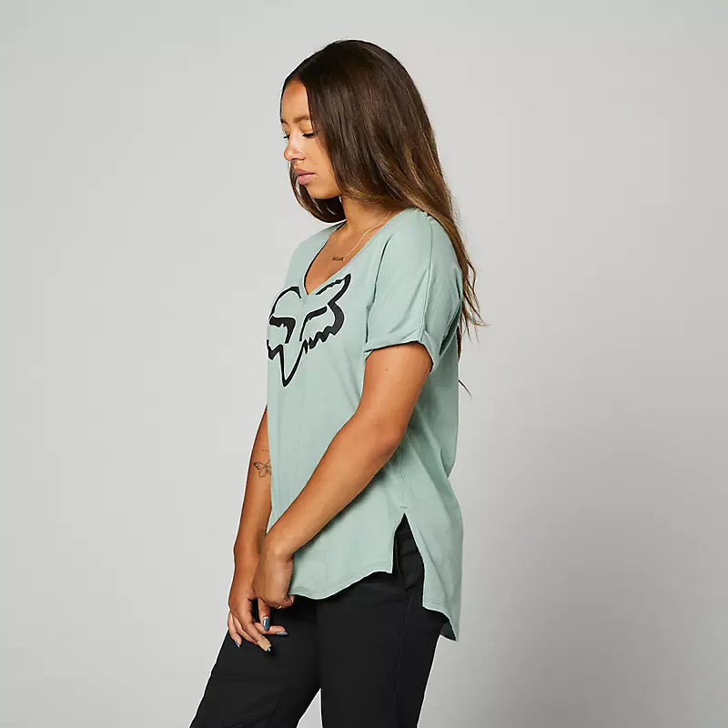 FOX Polera Lifestyle Mujer Boundary Verde Agua - Rideshop