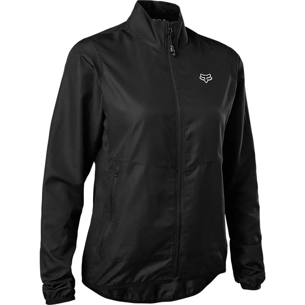 FOX Chaqueta Cortavientos Bicicleta Mujer Ranger Negro - Rideshop