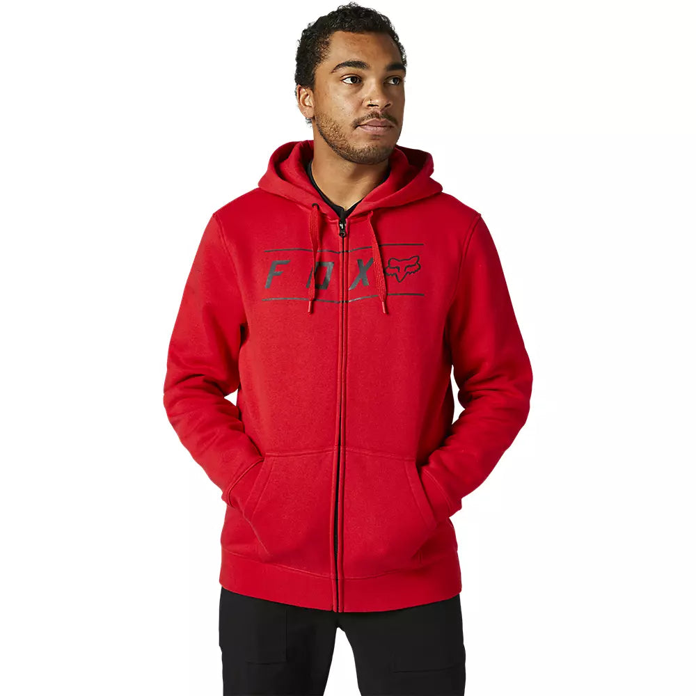 FOX Poleron Lifestyle Pinnacle Zip Rojo - Rideshop