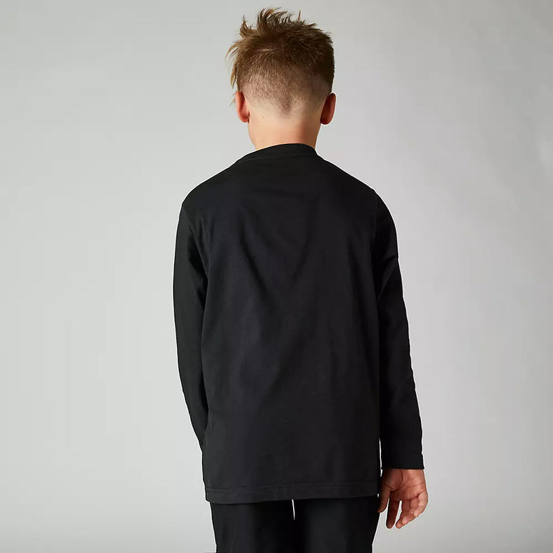 FOX Polera Lifestyle Niño BNKR Manga Larga Negro - Rideshop