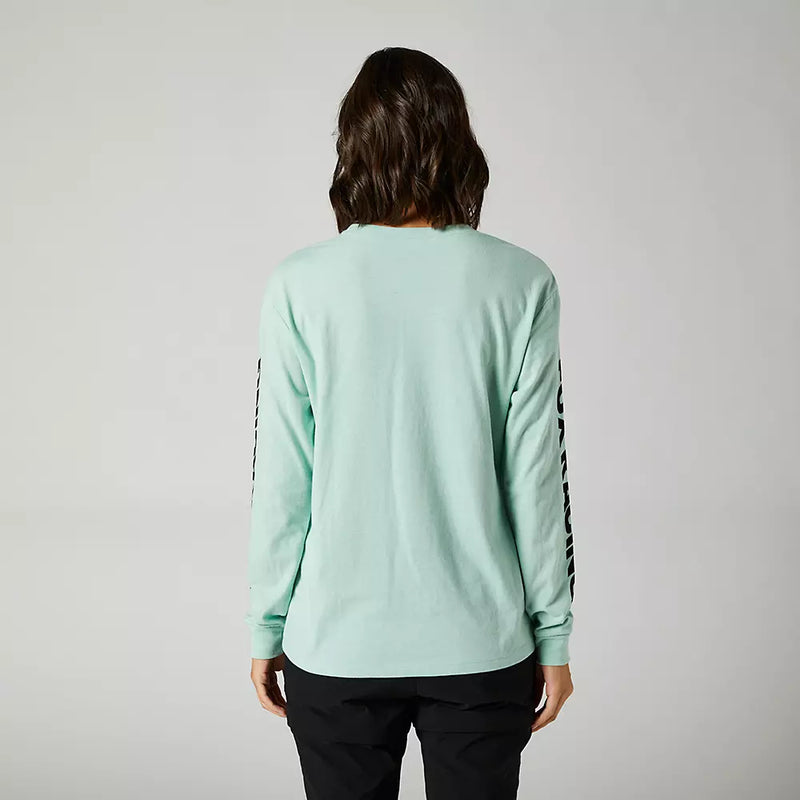 FOX Polera Lifestyle Mujer Karrera Manga Larga Verde Agua - Rideshop