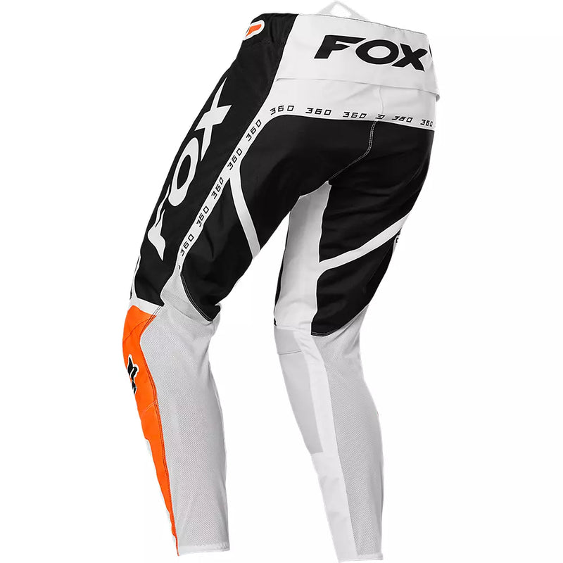 FOX Pantalon Moto 360 DVIDE Negro/Naranjo - Rideshop