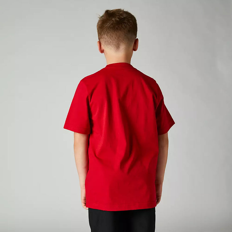 FOX Polera Lifestyle Niño Pinnacle Rojo - Rideshop