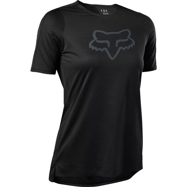 FOX Polera Bicicleta Mujer Flexair Negro - Rideshop