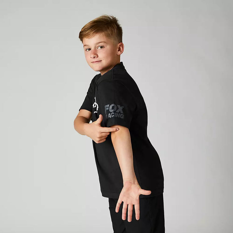 FOX Polera Lifestyle Niño Karrera Negro - Rideshop