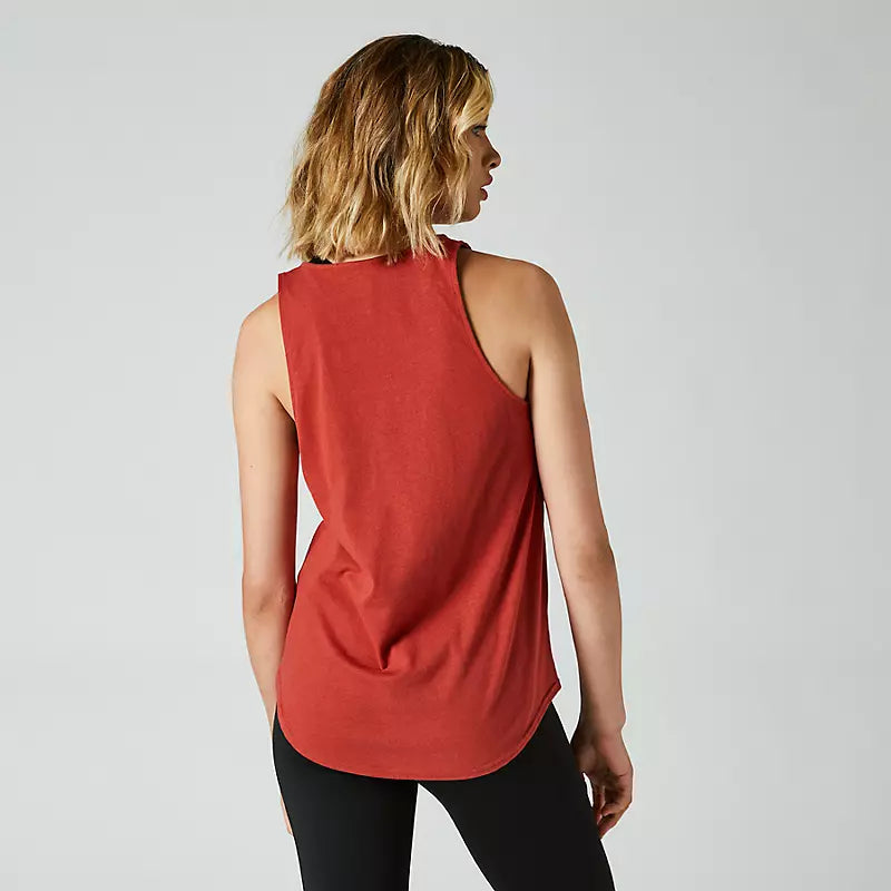 FOX Polera Lifestyle Mujer Boundary Sin Mangas Rojo - Rideshop