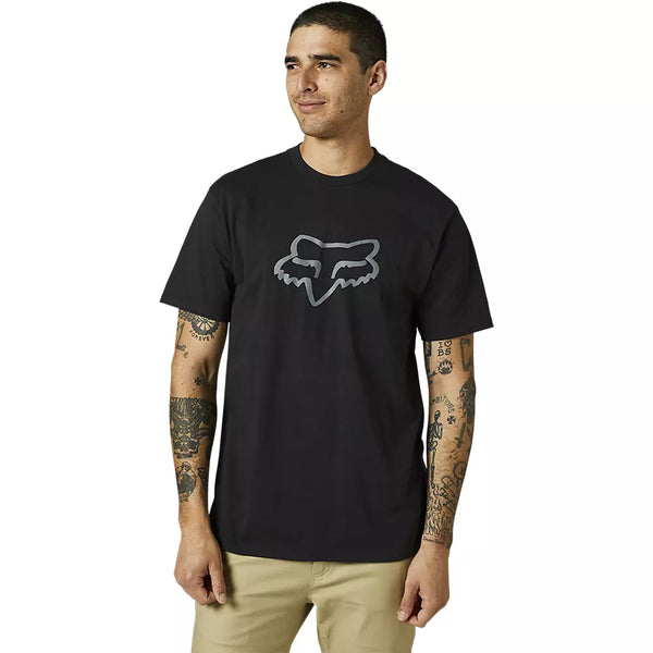 FOX Polera Lifestyle Legacy Head Negro/Gris - Rideshop