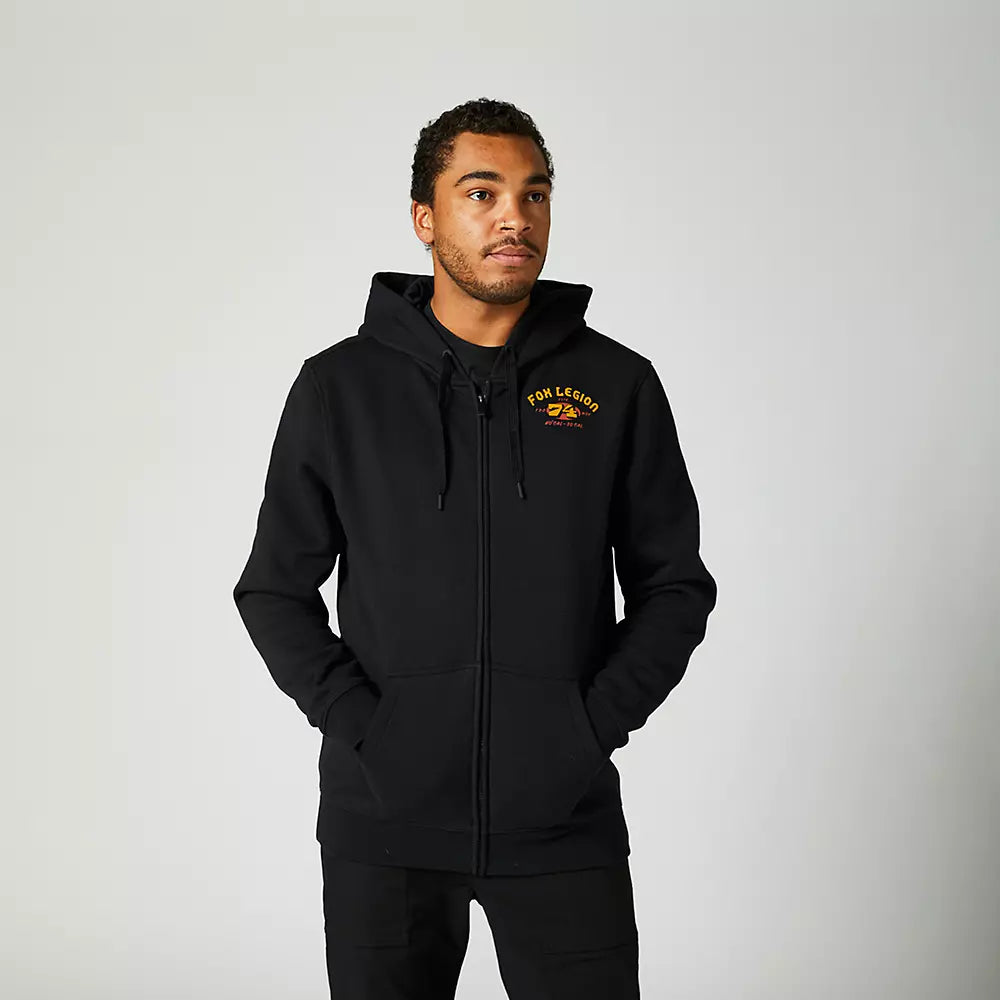 FOX Poleron Lifestyle At Bay Zip Negro - Rideshop