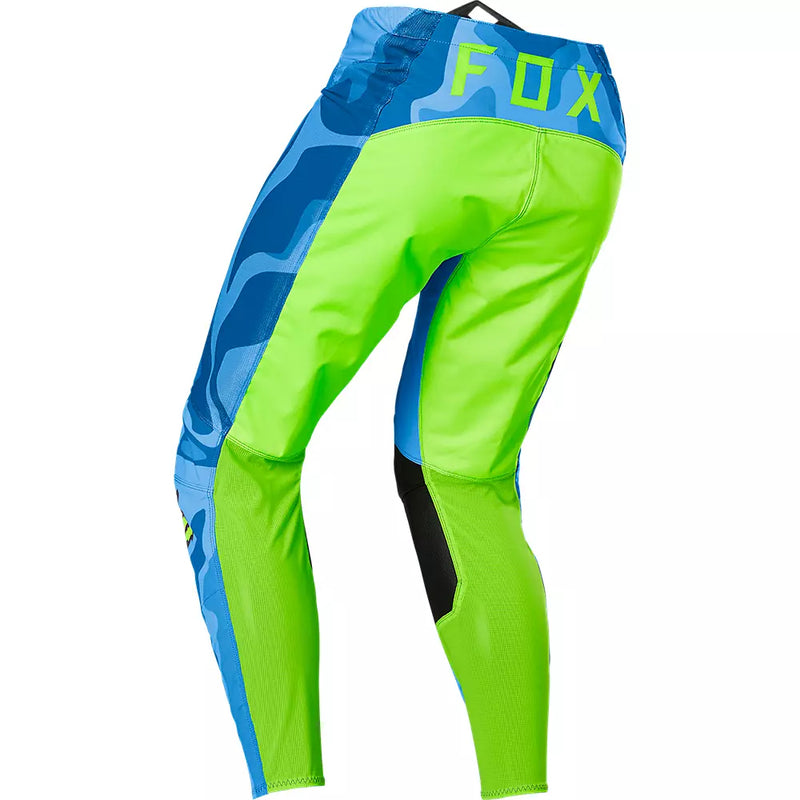 FOX Pantalon Moto Airline Exo Azul/Amarillo - Rideshop