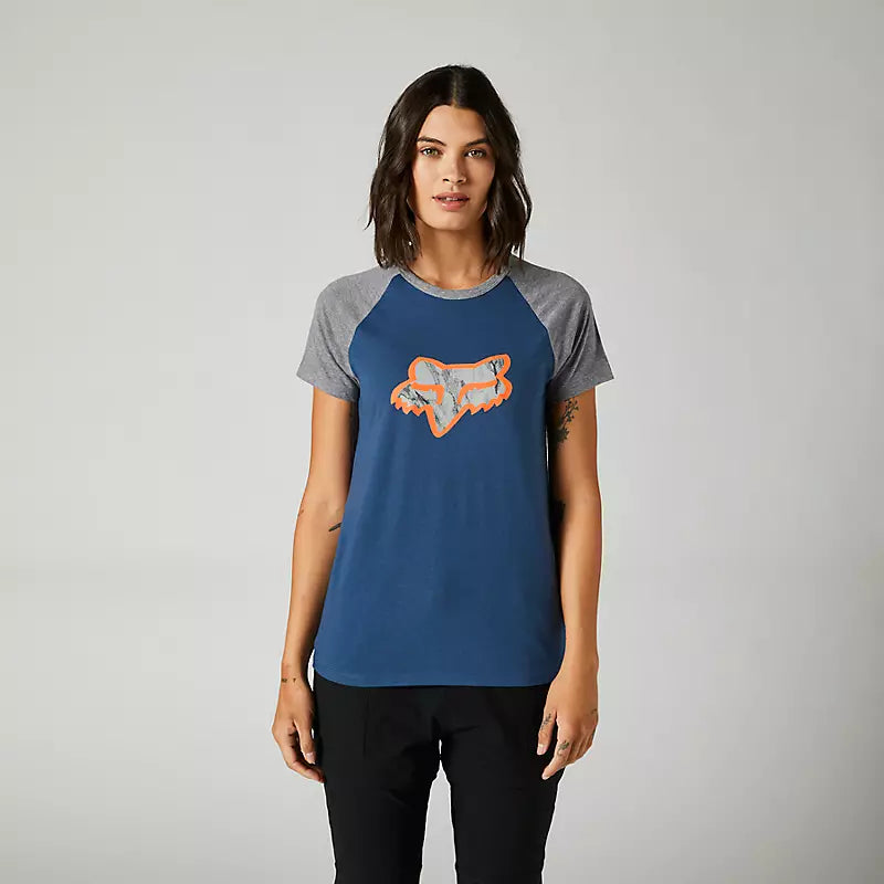 FOX Polera Lifestyle Karrera Raglan Azul - Rideshop