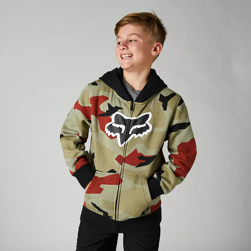 FOX Poleron Lifestyle Niño BKNR Camo Verde - Rideshop