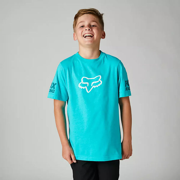 FOX Polera Lifestyle Niño Karrera Celeste - Rideshop