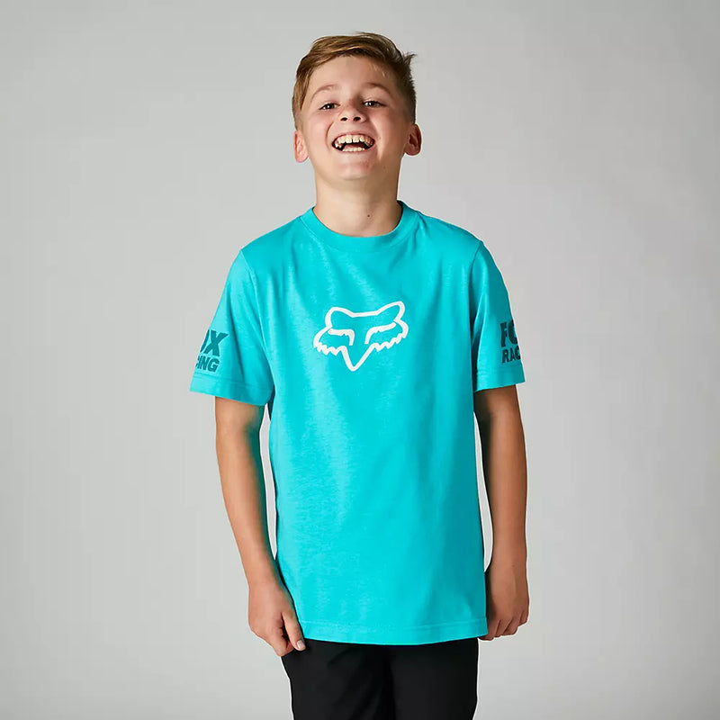 FOX Polera Lifestyle Niño Karrera Celeste - Rideshop