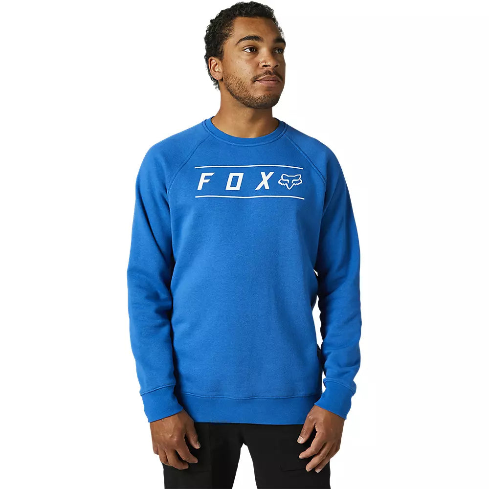 Fox Racing Pinnacle Crew Felpa Uomo In Misto Cotone 280g – Morbida E Calda, Con Grafica Iconica