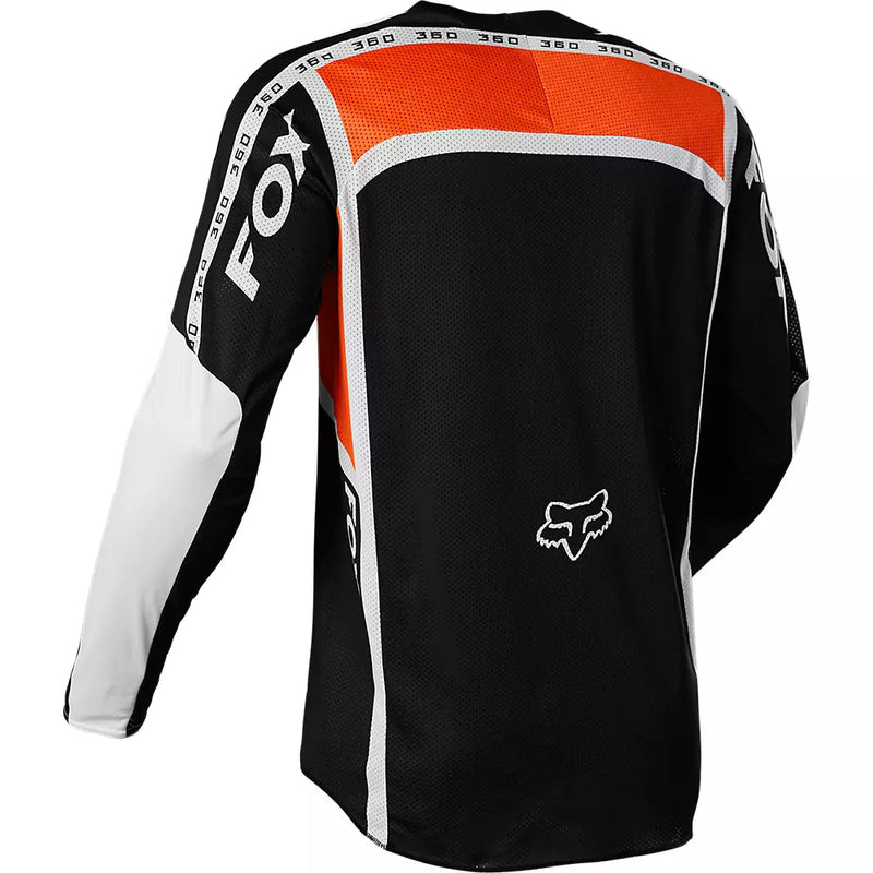 FOX Polera Moto 360 DVIDE Negro/Naranjo - Rideshop