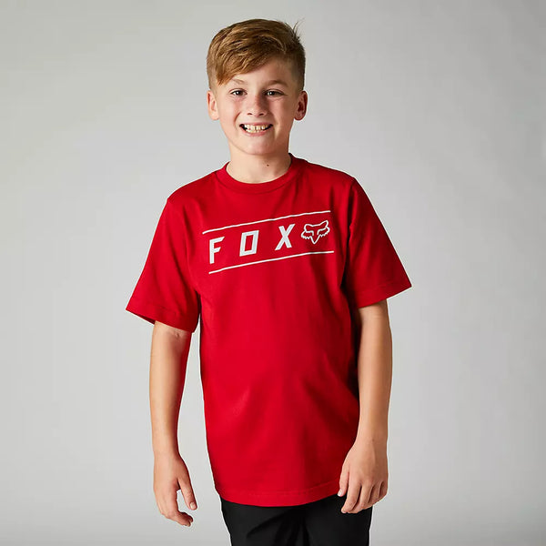 FOX Polera Lifestyle Niño Pinnacle Rojo - Rideshop