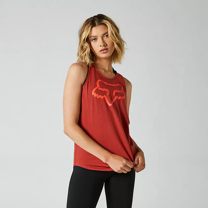 FOX Polera Lifestyle Mujer Boundary Sin Mangas Rojo - Rideshop