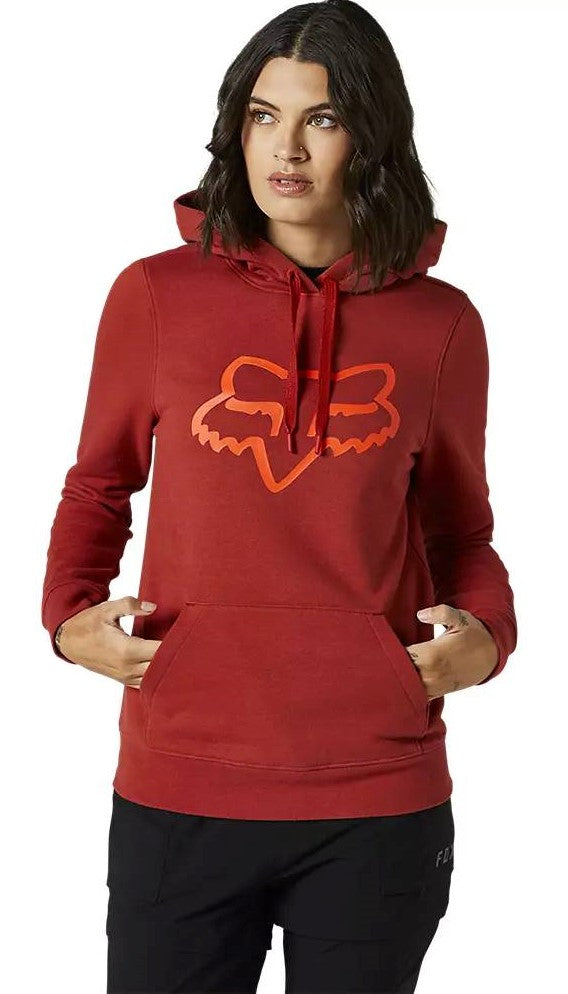 FOX Poleron Lifestyle Mujer Boundary Pullover Rojo - Rideshop