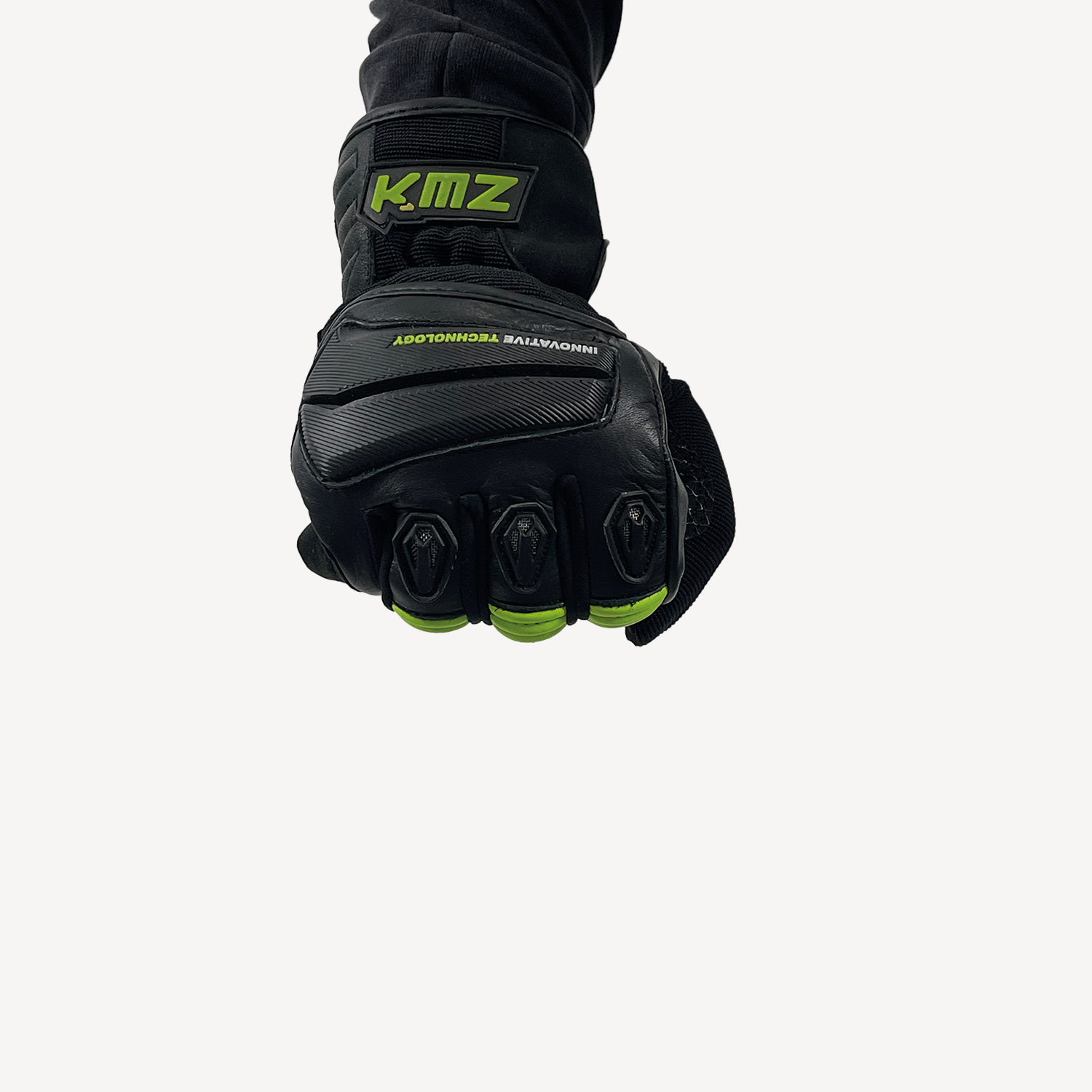 Guantes Moto Calle Raptor LI Negro/Amarillo KMZ - Rideshop