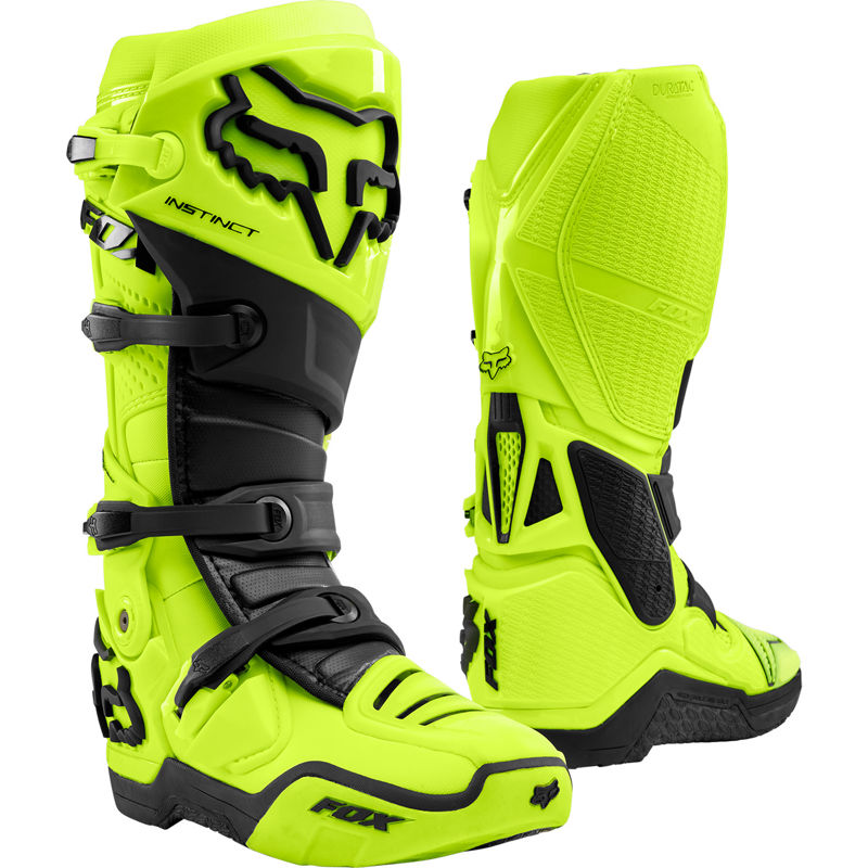FOX Botas Moto Instinct Fluor Amarillo - Rideshop