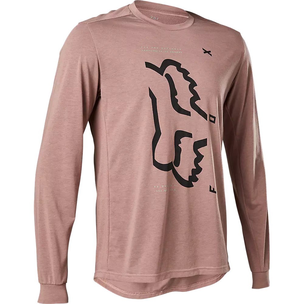 FOX Polera Bicicleta Ranger Drirelease® Manga Larga Morado - Rideshop