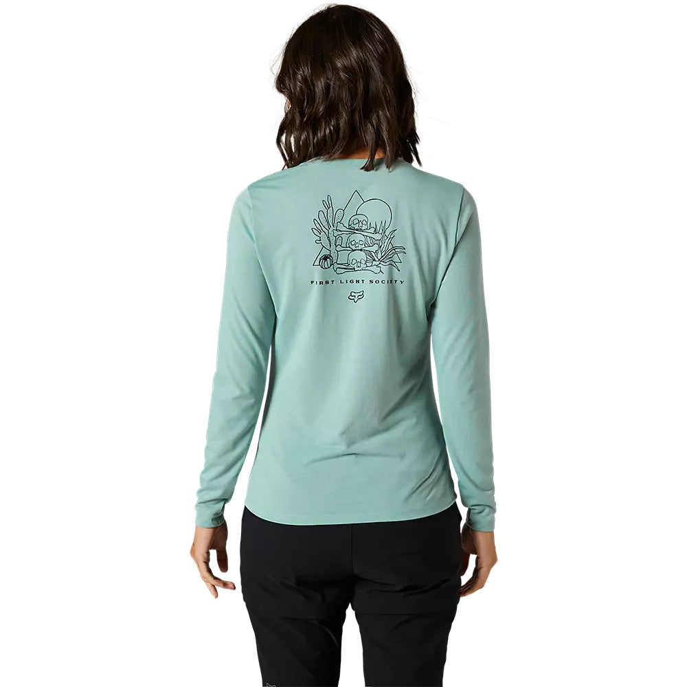 FOX Polera Lifestyle Mujer Snipper Manga Larga Gris - Rideshop